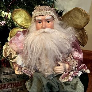 Vintage Collectible Fairy Santa Figure